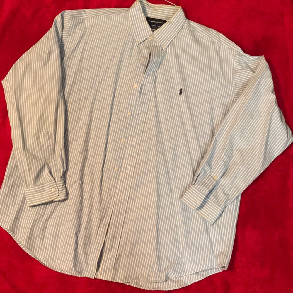 Striped Ralph Lauren Golf button-up shirt